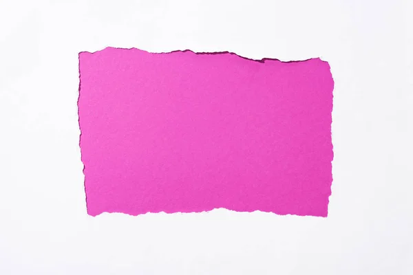 찢어진 구멍에 진홍색 다채로운 — 스톡 사진