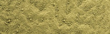 yeşil matcha çay tozu üst görünümü 