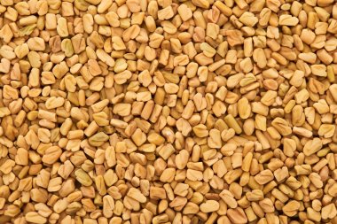 çiğ organik bulgur taneleri üst görünümü