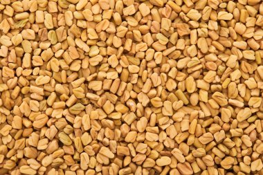 top view of raw organic bulgur grains clipart