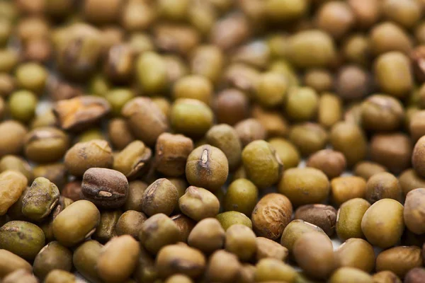 Close View Raw Green Moong Beans — Stock Photo, Image