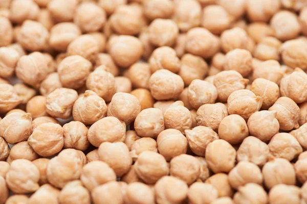 Close View Uncooked Organic Chickpea — Stock Photo, Image