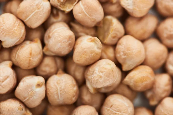 Close View Uncooked Chickpea Seeds — Stock Photo, Image