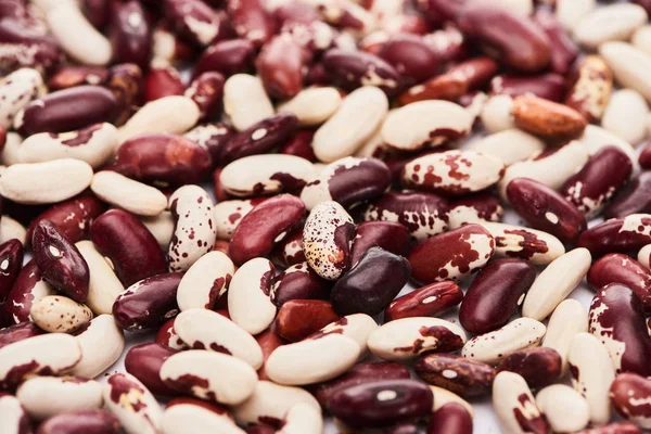 Mix White Black Spotted Beans — Stock Photo, Image