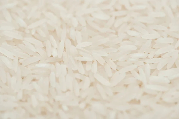 Işlenmemiş Organik Beyaz Pirinç Üst Görünümü — Stok fotoğraf