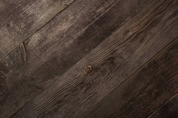top view of empty brown wooden texture