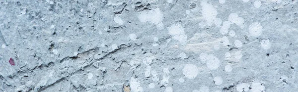 Rough Abstract Grey Concrete Textured Surface Panoramic Orientation — Stock Photo, Image