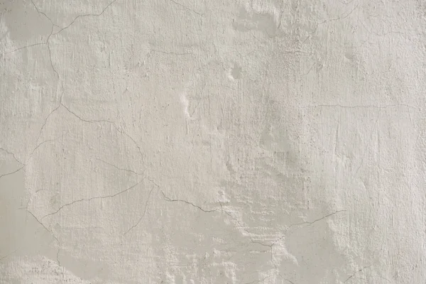 Full frame image of cracked white wall background — Stock Photo