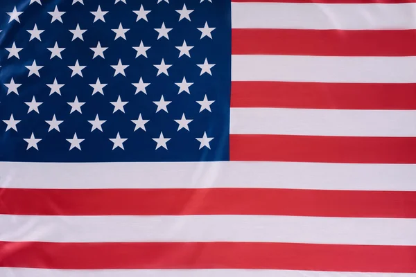 Close-up shot of united states flag, Independence Day concept — Stock Photo