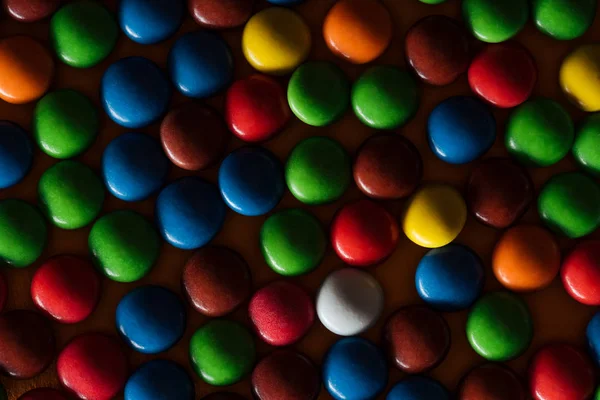 Набор вкусных ярких конфет драги — стоковое фото