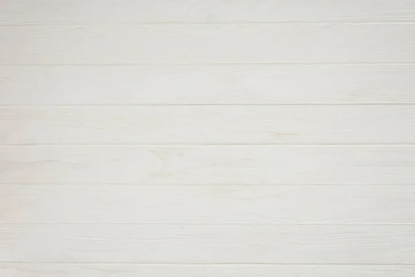 Vista ravvicinata di fondo in legno bianco con tavole orizzontali — Foto stock