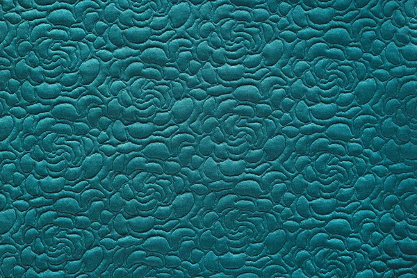 Full frame of blue textured fabric background — Stock Photo