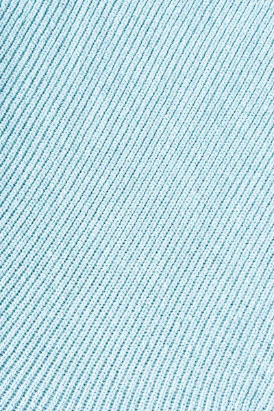 Vista de cerca de tela de lana azul como fondo - foto de stock