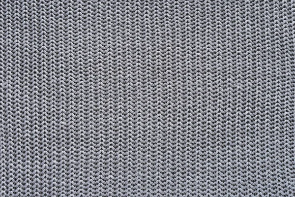 Vista de cerca de tela de lana gris como fondo - foto de stock