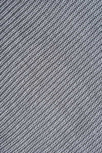 Close up view of grey woolen cloth as background — Stock Photo