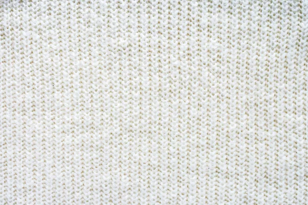 Full frame of white woolen fabric background — Stock Photo