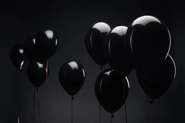 Fond avec ballons festifs pour vendredi noir — Photo de stock