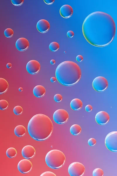 Beautiful calm transparent water drops on bright abstract background — Stock Photo