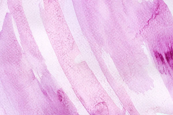 Fond abstrait avec des traits d'aquarelle violette — Photo de stock