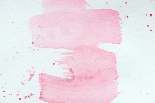 Абстрактна креативна текстура з рожевими акварельними штрихами та зубцями — стокове фото