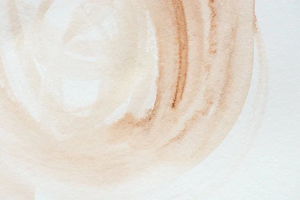 Primo piano di astratto sfondo acquerello marrone — Foto stock