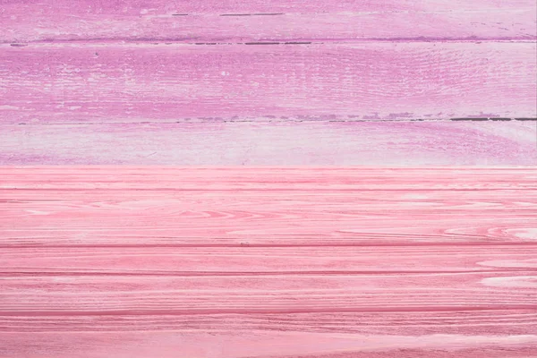 Template of pink wooden floor with pink planks on background — Stock Photo