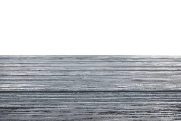 Plantilla de piso de madera gris sobre fondo blanco - foto de stock