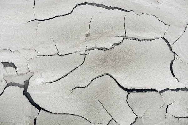 Superfície do solo estéril rachado, conceito de aquecimento global — Fotografia de Stock