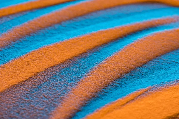 Nahaufnahme des strukturierten Hintergrundes mit Sand und Farbfilter — Stockfoto