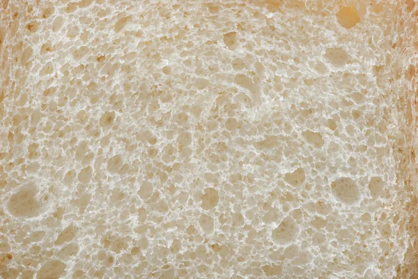 Vue rapprochée du pain blanc texturé — Photo de stock