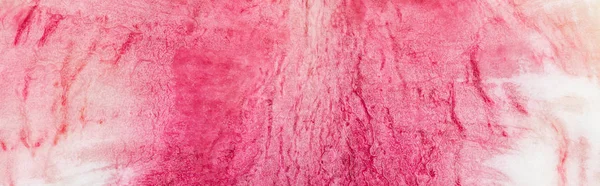 Panoramic shot of raw fresh purple watermelon radish slice — Stock Photo