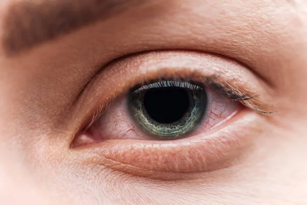 Close up view of woman eye looking at camera — Stock Photo