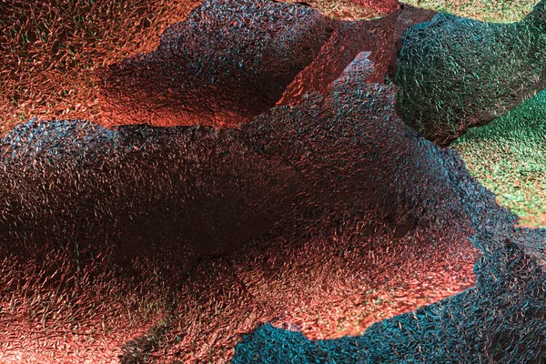 Абстрактный фон глянцевой серебристой текстурированной фольги с ярким освещением — стоковое фото