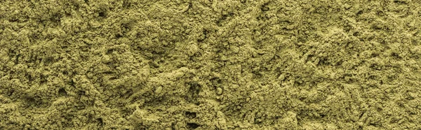 Blick von oben auf grünes Matcha-Teepulver — Stockfoto