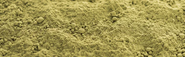 Close up of green matcha tea powder — Stock Photo