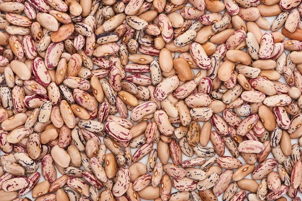 Top view of mix of raw organic beans — Stock Photo