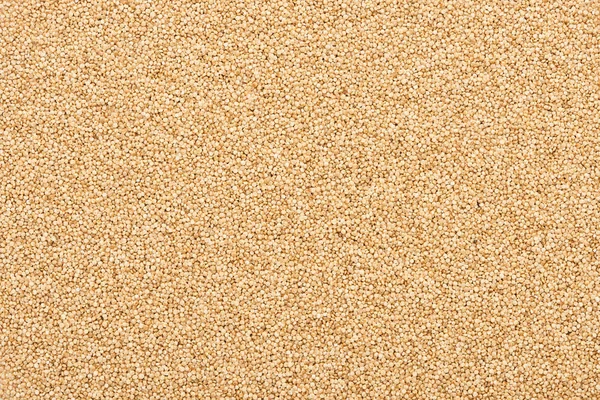 Top view of organic raw white quinoa — Stock Photo