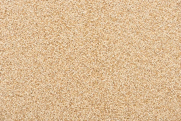 Vista superior da quinoa branca não processada — Fotografia de Stock