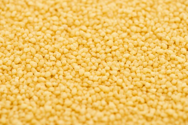 Close up view of unprocessed organic couscous — Stock Photo