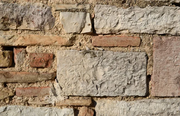 Zabytkowy Kamienny Mur — Zdjęcie stockowe