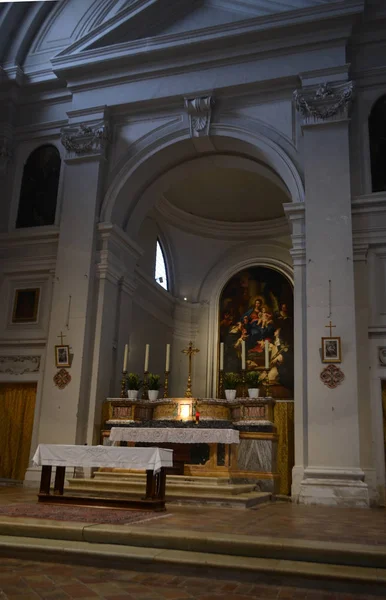 Altare Nella Chiesa Domenico Urbino — Foto Stock