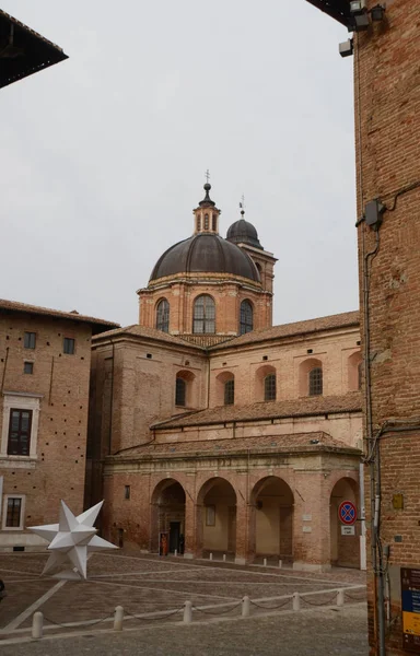Katedra Santa Maria Assunta Urbino — Zdjęcie stockowe