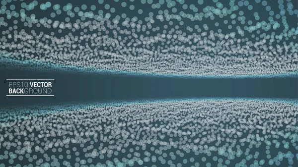 Синій фон з абстрактною хвилею напівтонів сучасна футуристична концепція — стоковий вектор