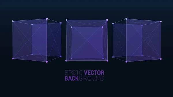 Cubo vettoriale astratto — Vettoriale Stock