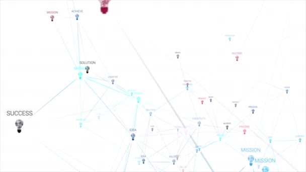 Tworzenie pewien jasny Idea — Wideo stockowe