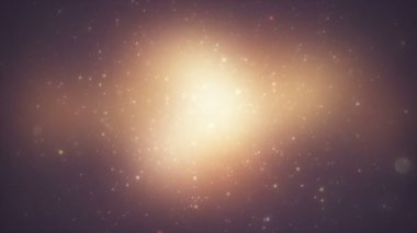 Soyut Loopable altın parçacıklar