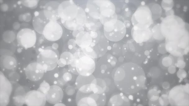 Weiße Teilchen abstrakten kreativen Hintergrund — Stockvideo