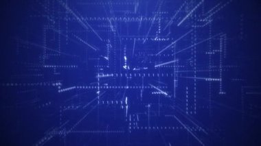 mavi soyut ikili kod arka plan