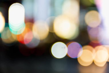 Renkli daire bokeh