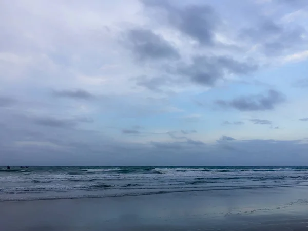 Morze Niebo Plaże Słońce Chmury — Zdjęcie stockowe
